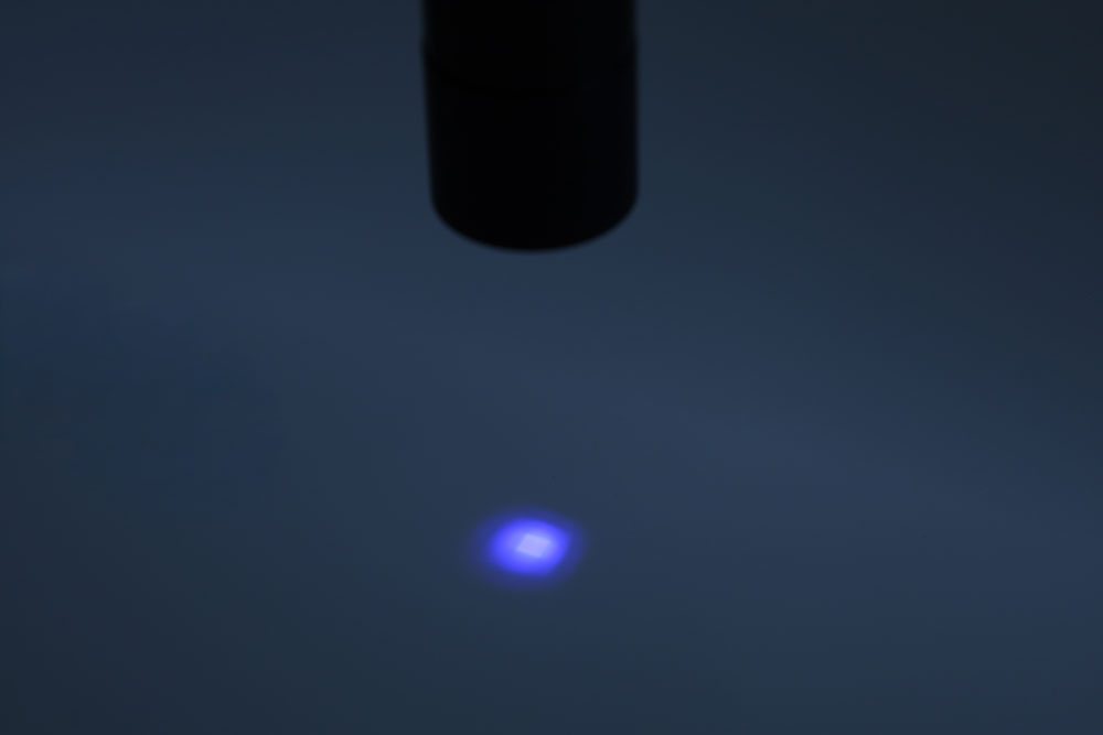 LEDフォーカス照射ユニット照射イメージ図